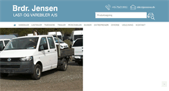 Desktop Screenshot of jensenas.dk