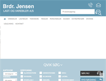Tablet Screenshot of jensenas.dk